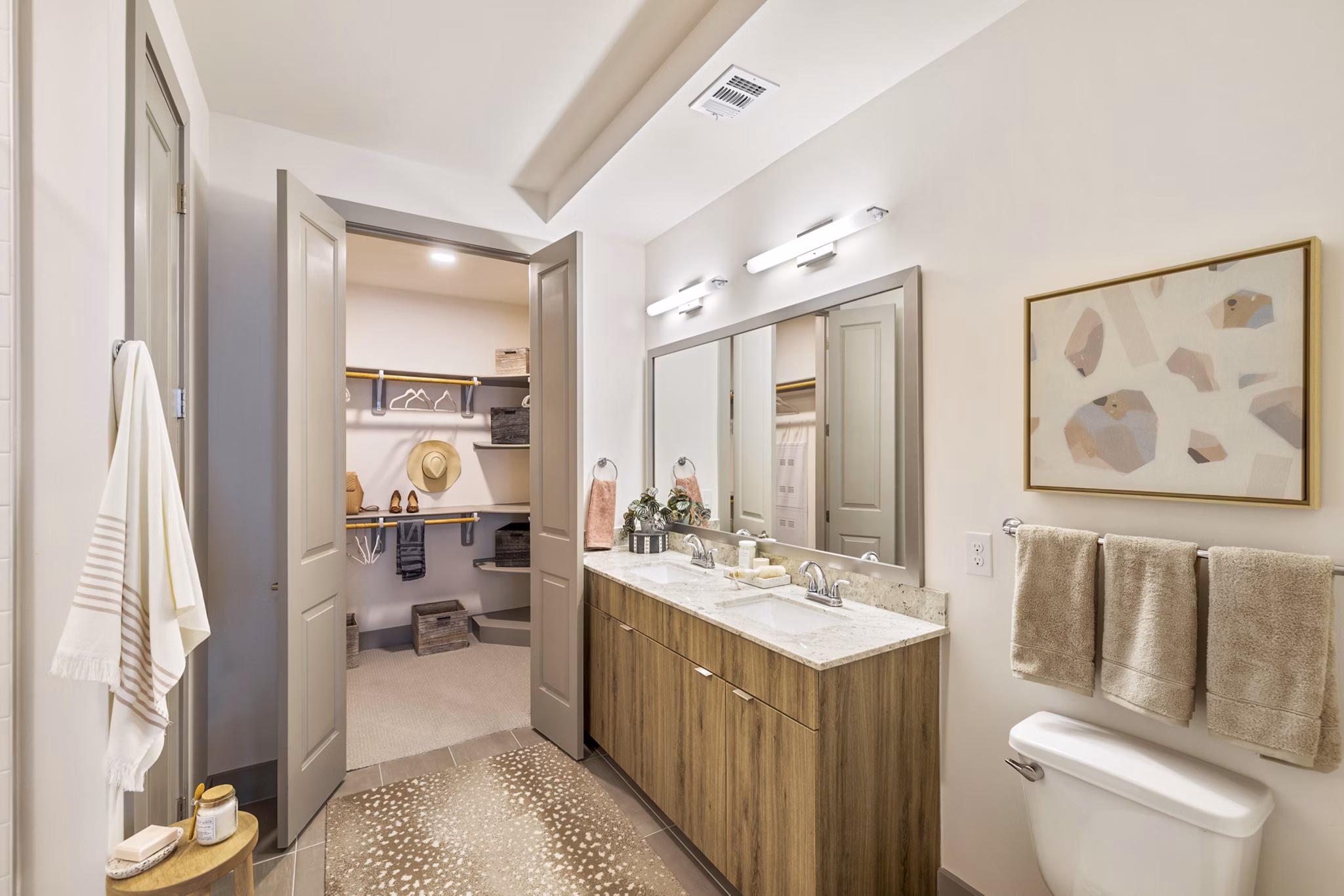 bathroom at Reverie at River Hollow Apartments