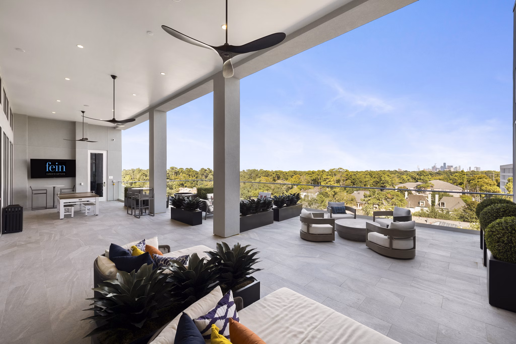 patio at Reverie at River Hollow Apartments