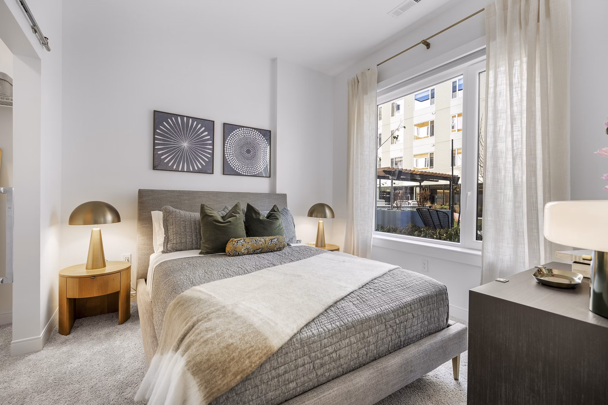 bedroom at Maxwell Apartments