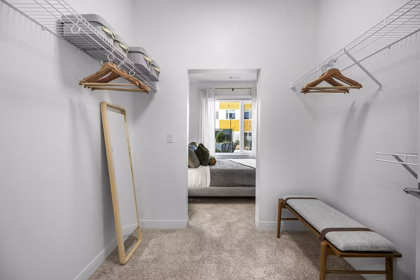 closet at Maxwell Apartments