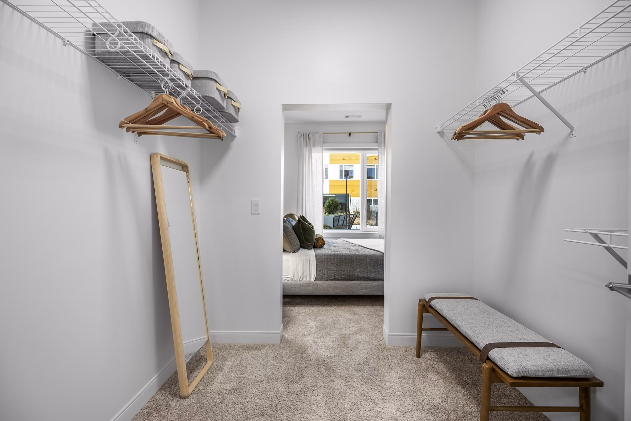 closet at Maxwell Apartments