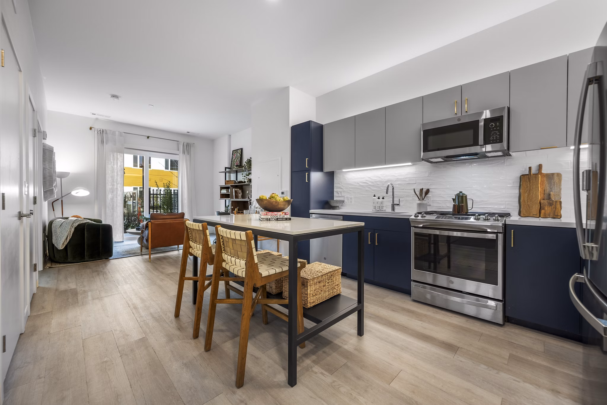 kitchen at Maxwell Apartments