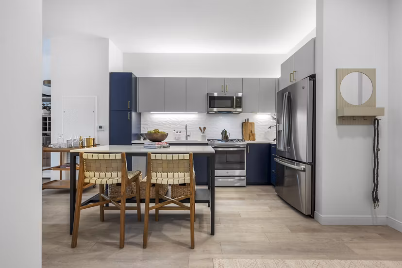 kitchen at Maxwell Apartments