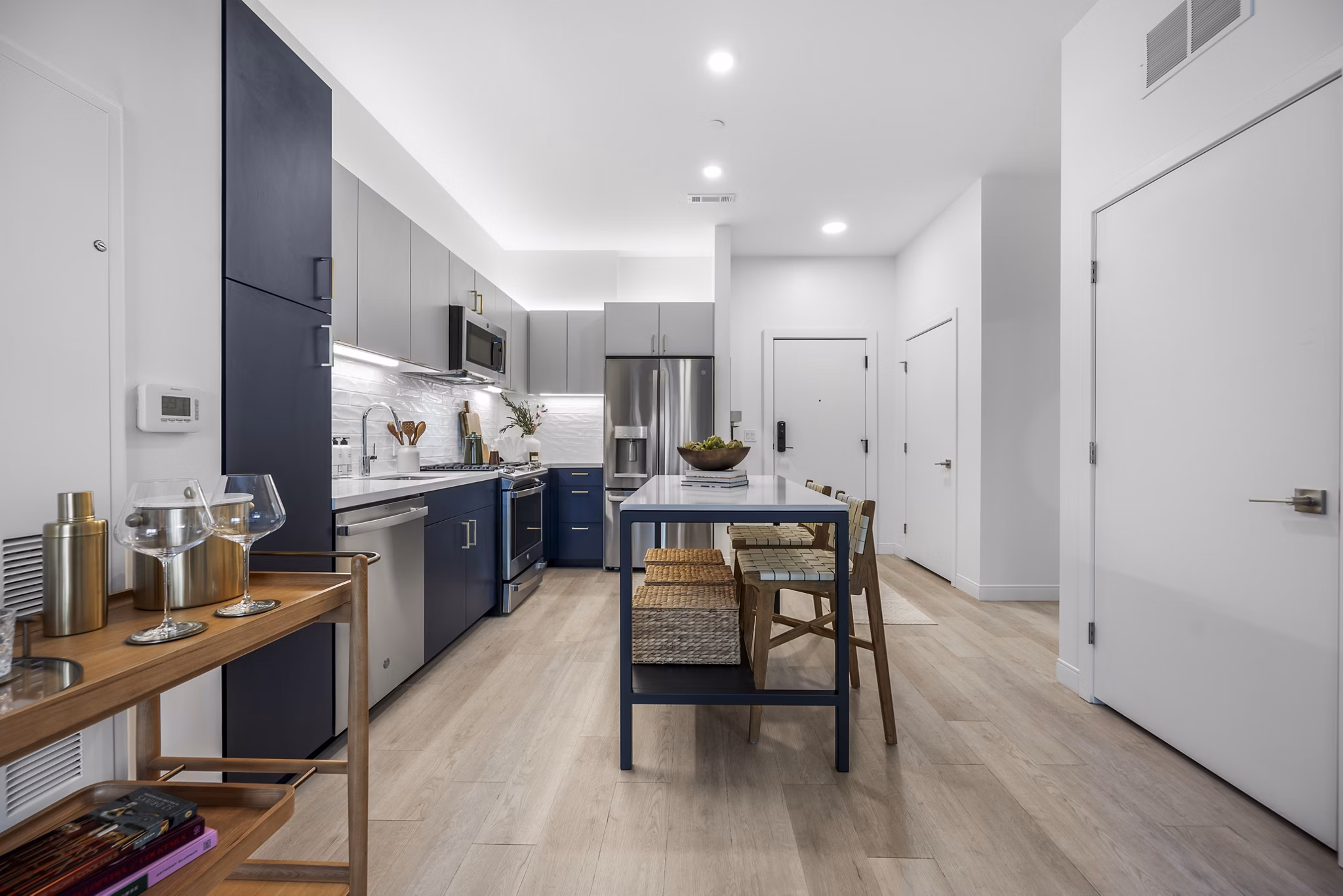 kitchen at Maxwell Apartments