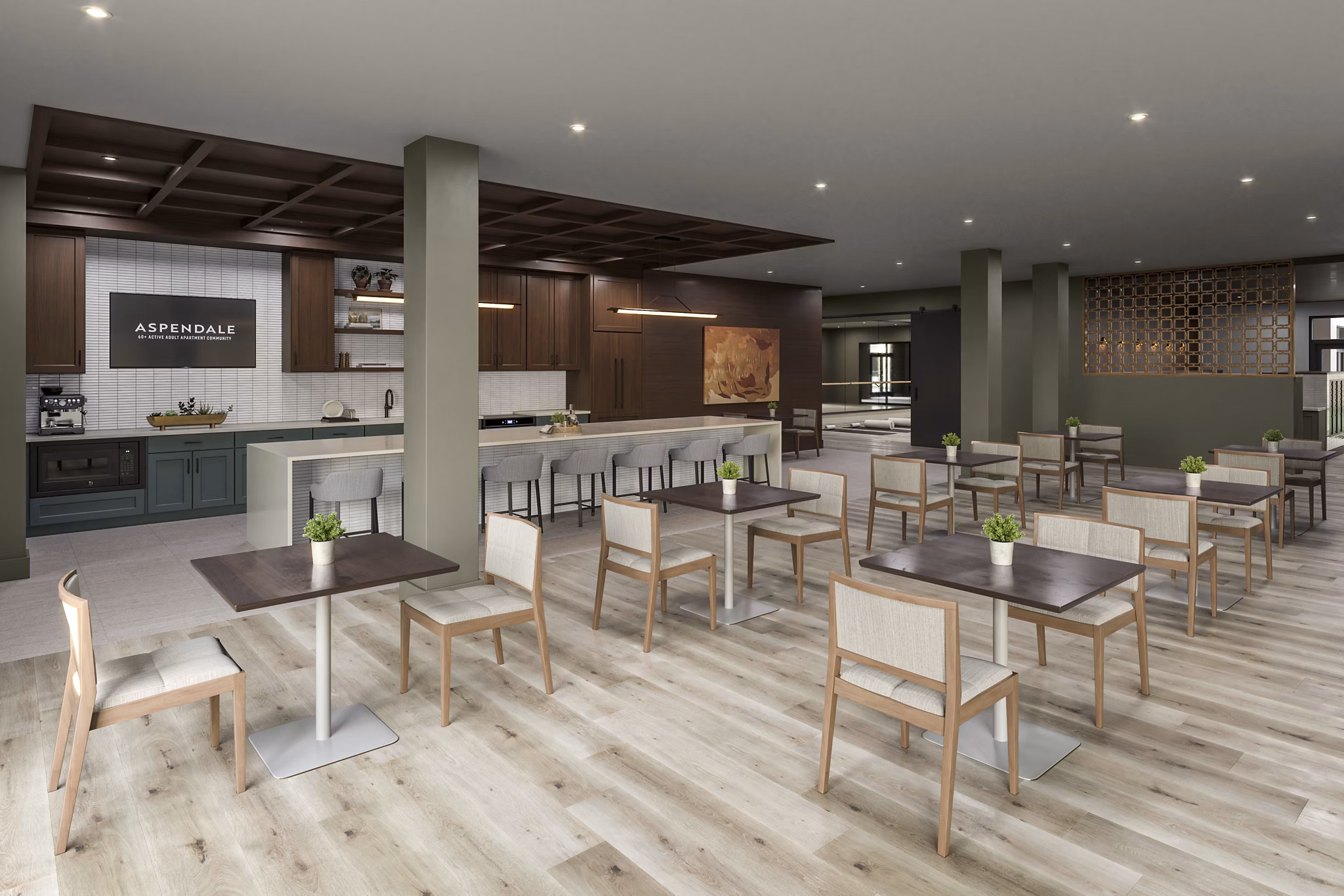 clubhouse at Aspendale Centennial Apartments