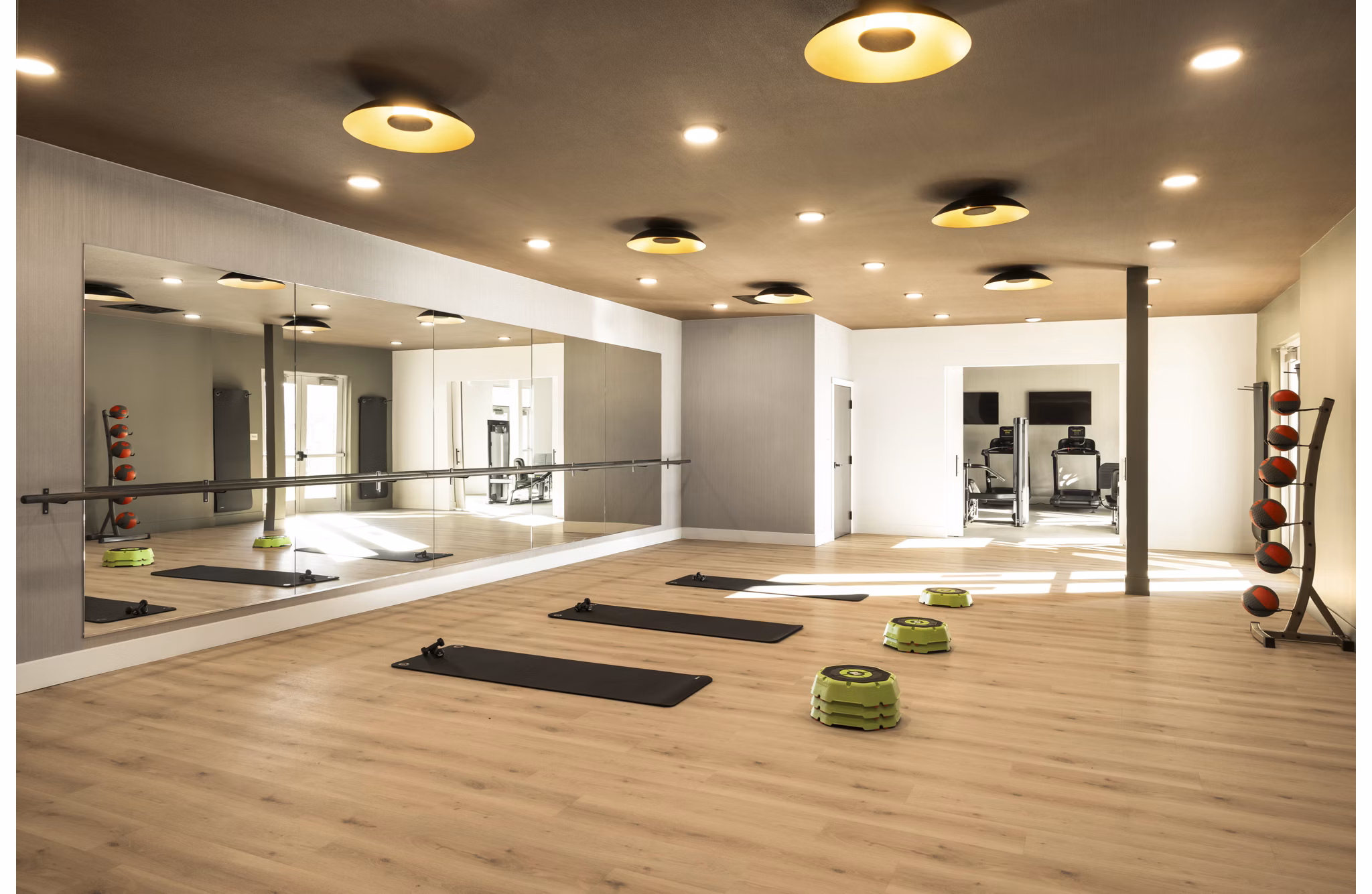 fitness center at Aspendale Centennial Apartments 