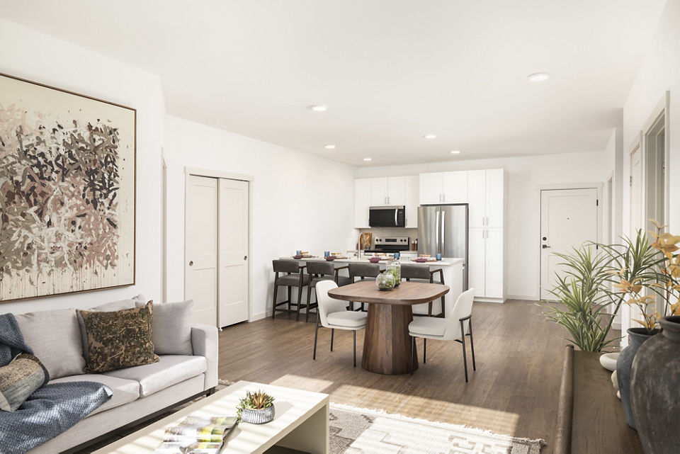 living room at Aspendale Centennial Apartments 