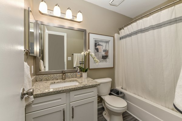 bathroom at Avana Cityview Apartments