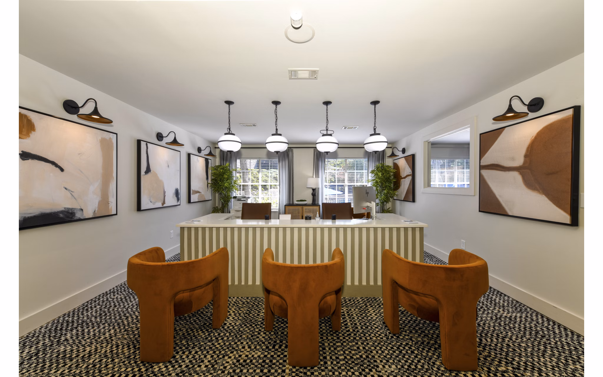 clubhouse/leasing office at Avana Cityview Apartments