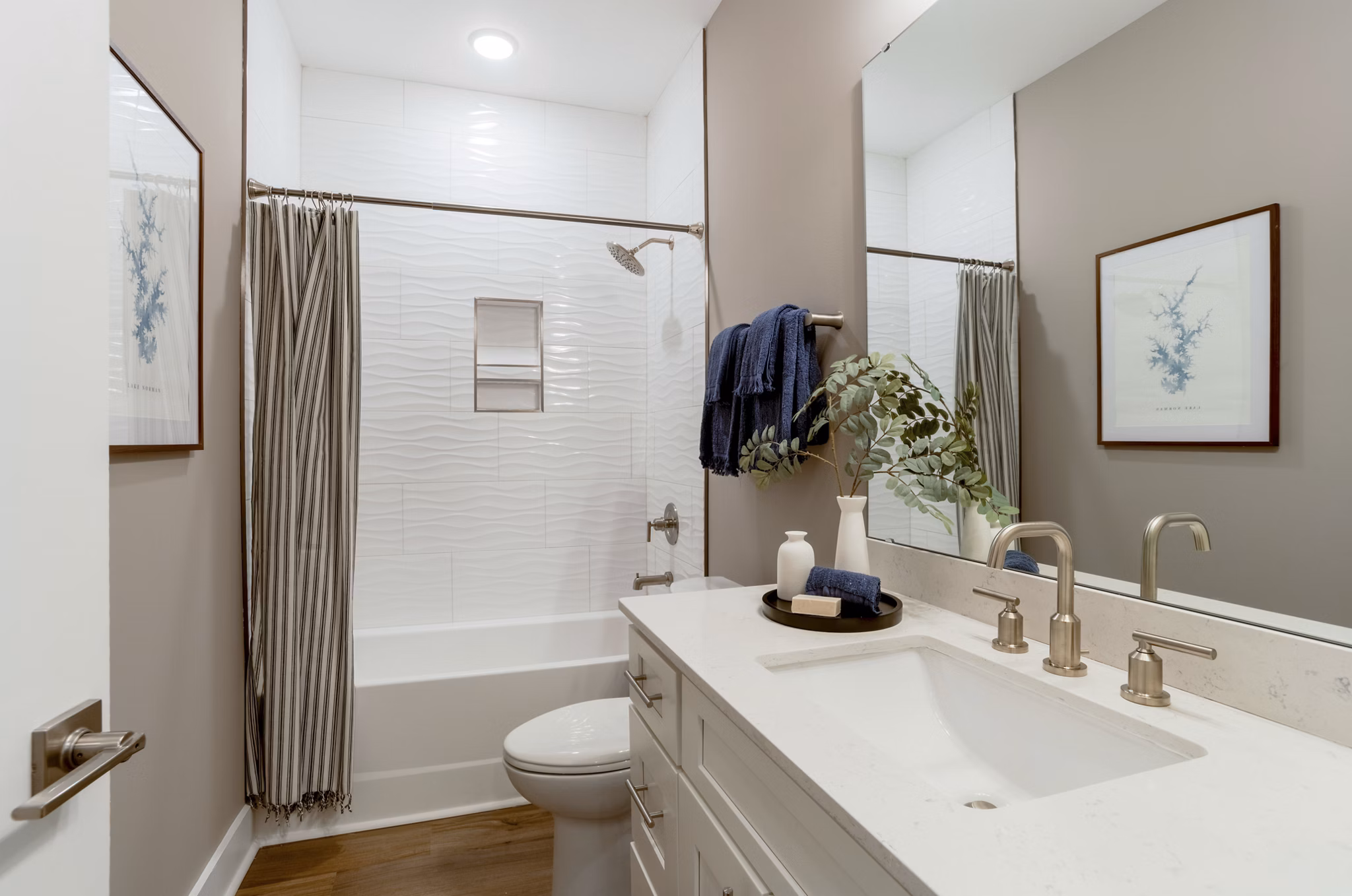 bathroom at River Rock at Alexander Farms (The Village) Apartments