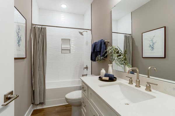 bathroom at River Rock at Alexander Farms (The Village) Apartments