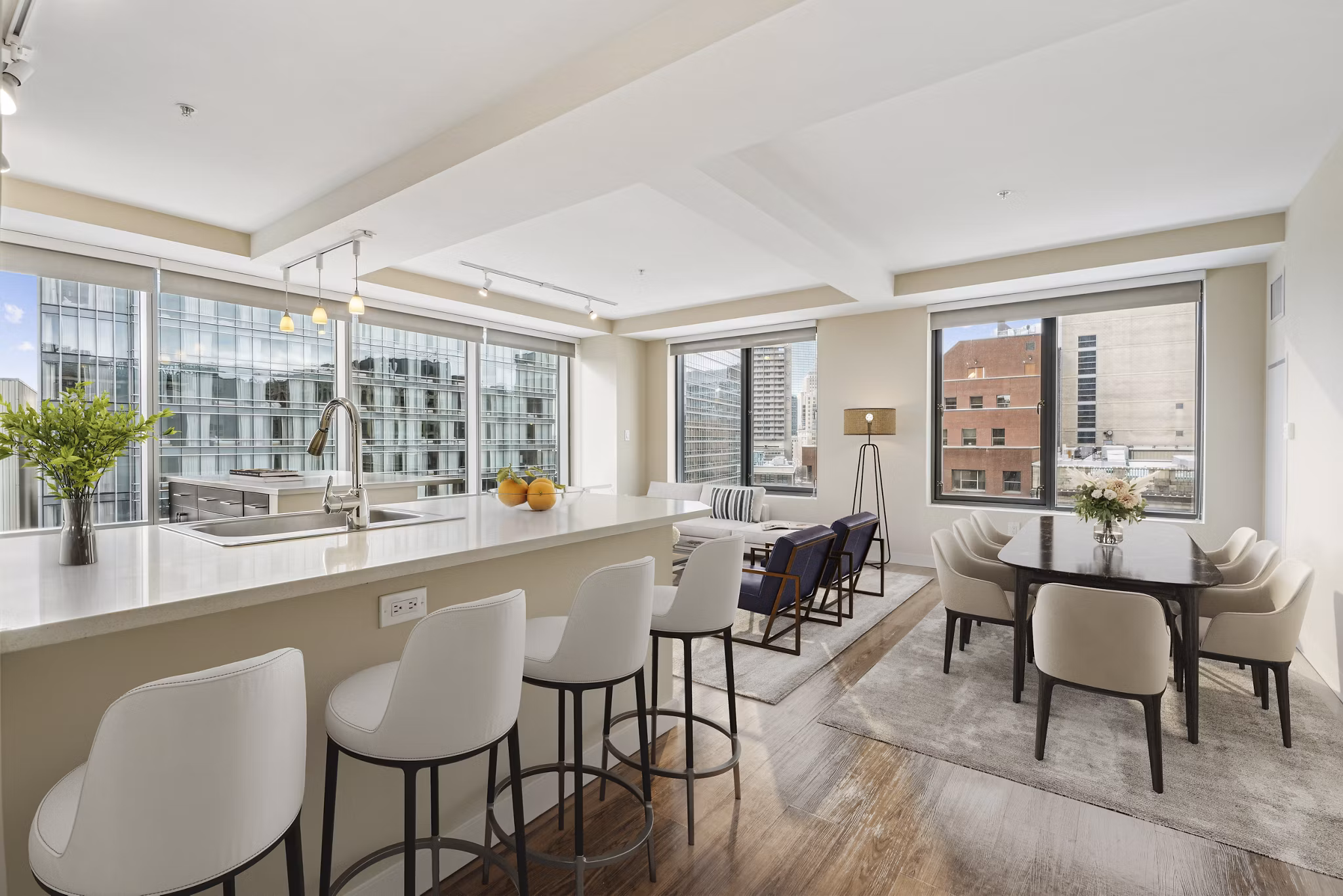 dining room at Luka Apartments