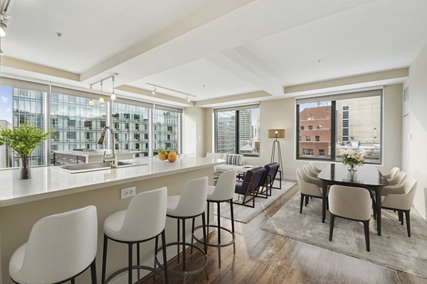 dining room at Luka Apartments