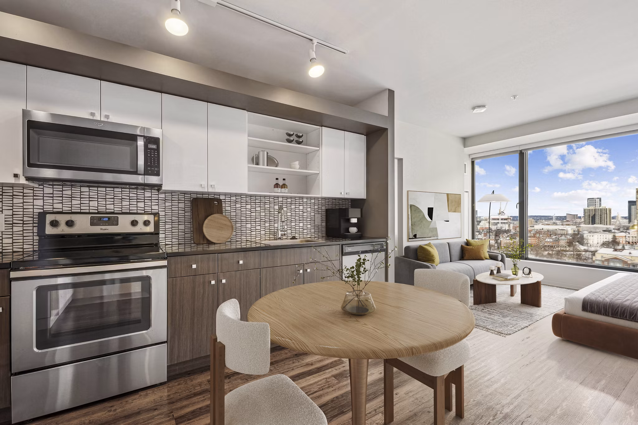 kitchen at Luka Apartments