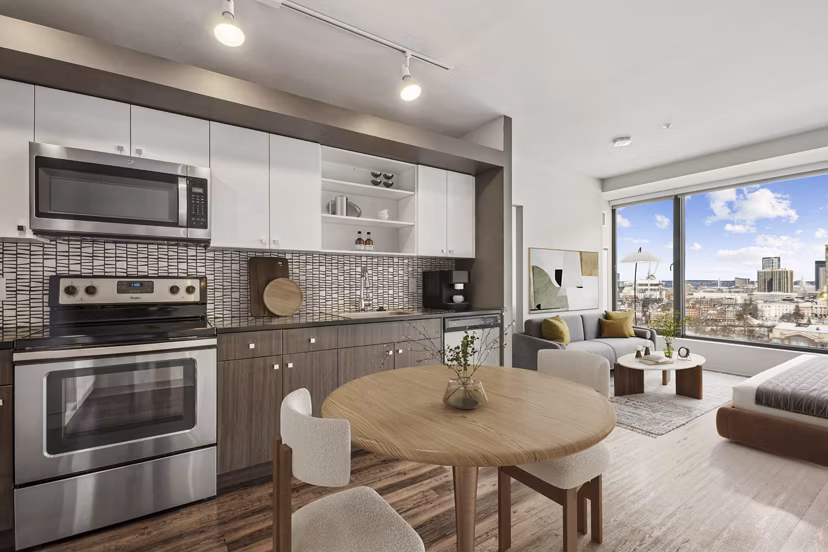 kitchen at Luka Apartments