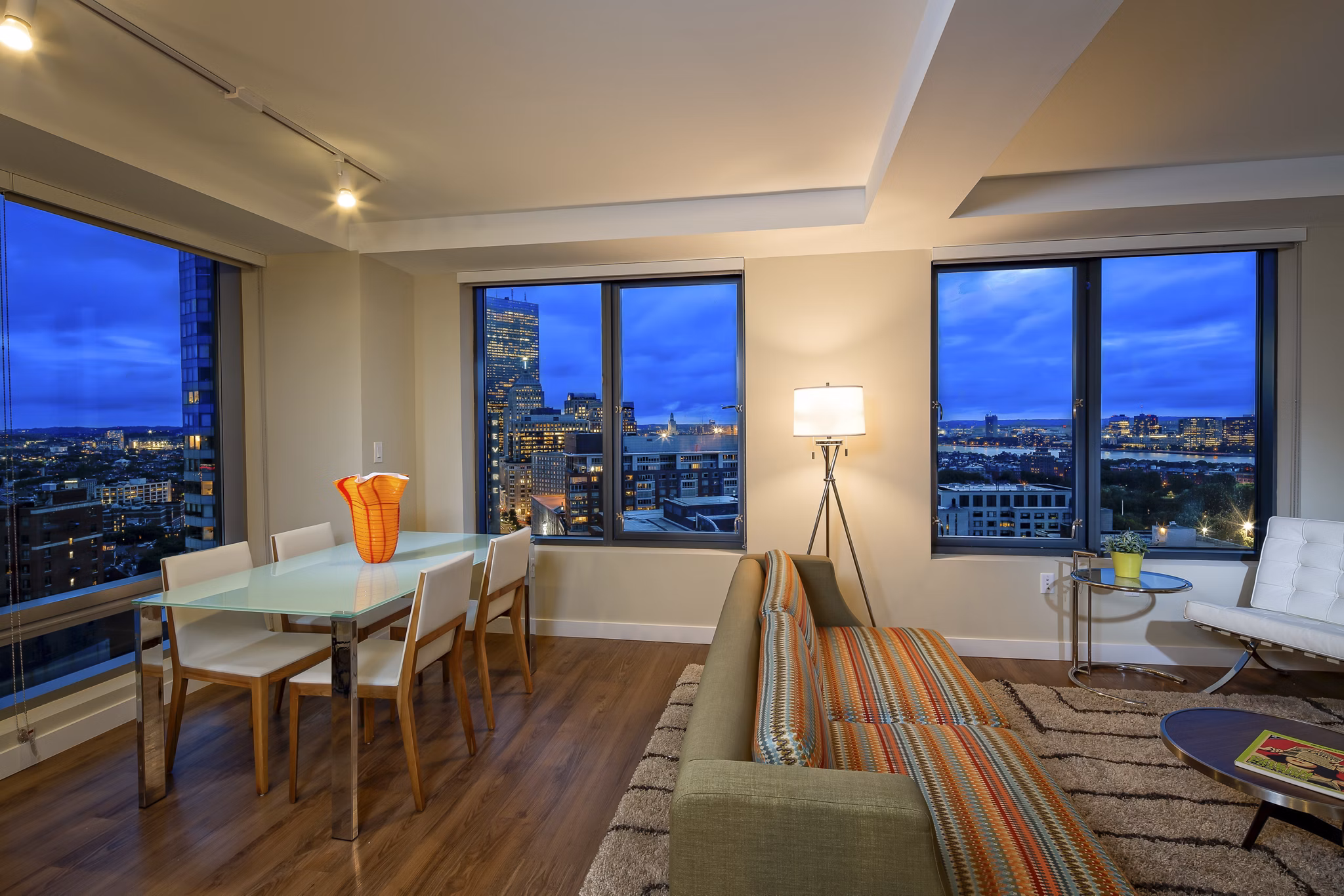 Living and Dining Room with Panoramic Views