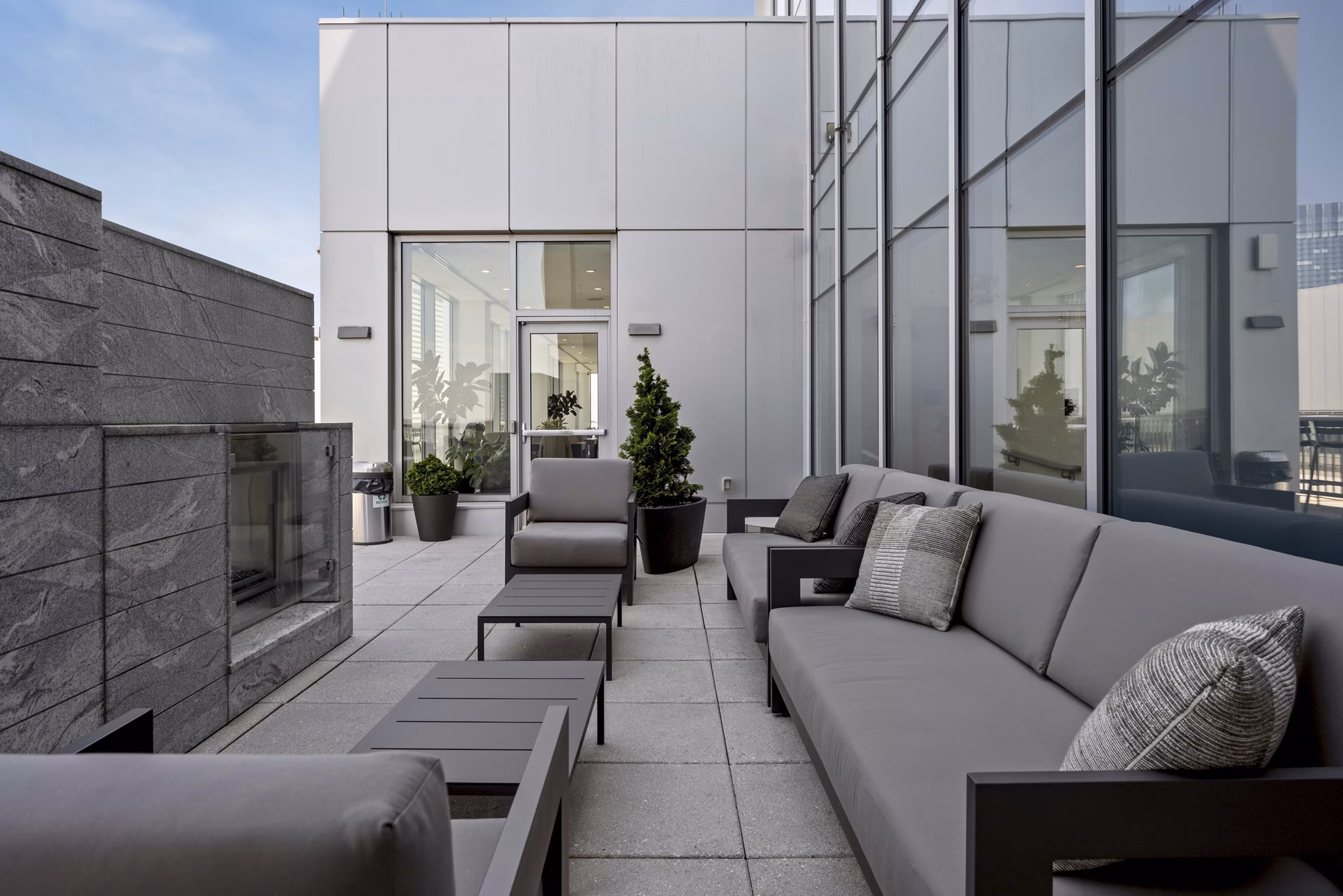 patio/balcony at Luka Apartments