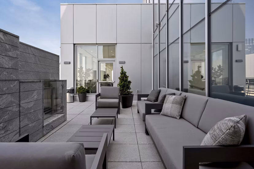 patio/balcony at Luka Apartments