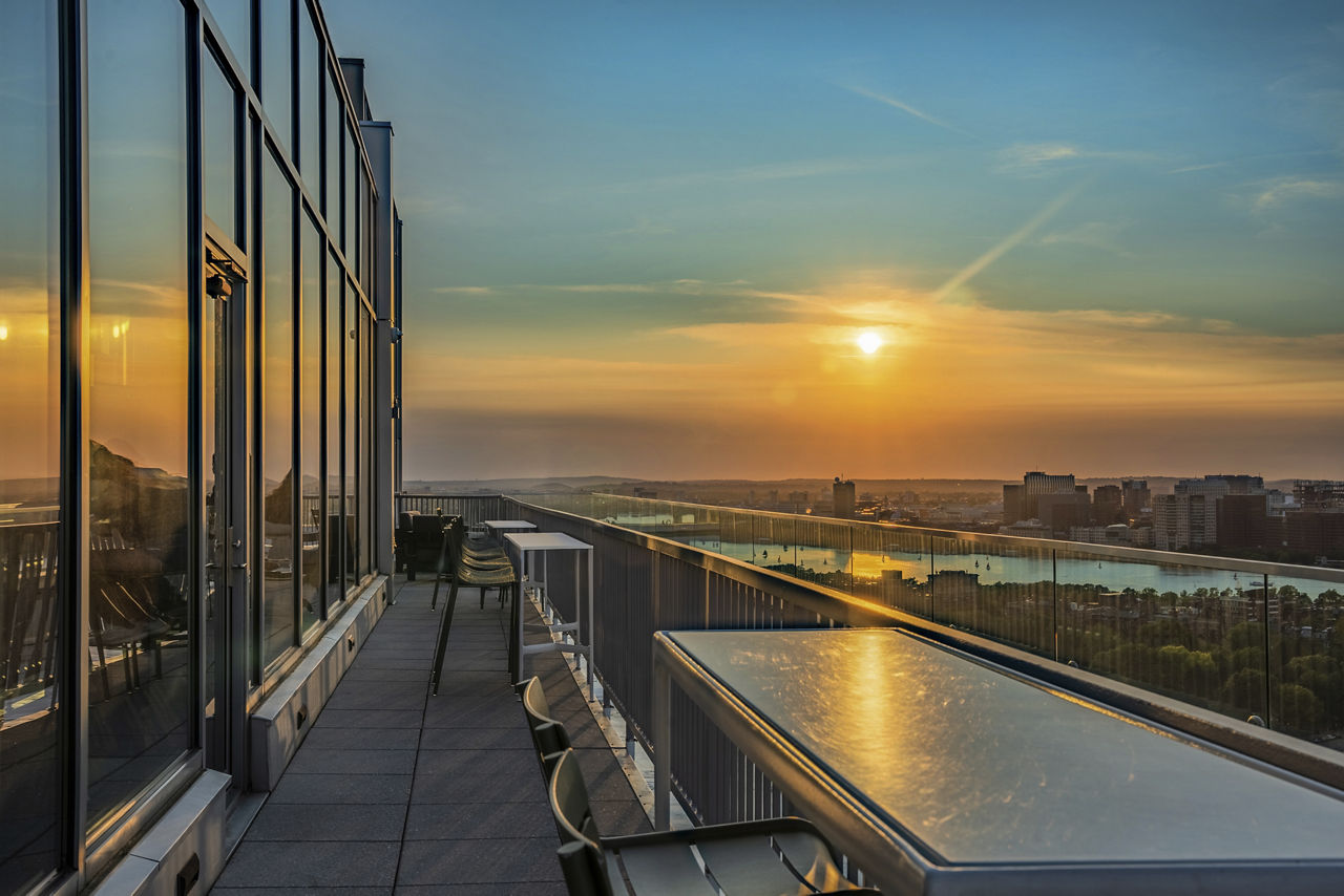 Roof deck at Luka On The Common (6 of 6)