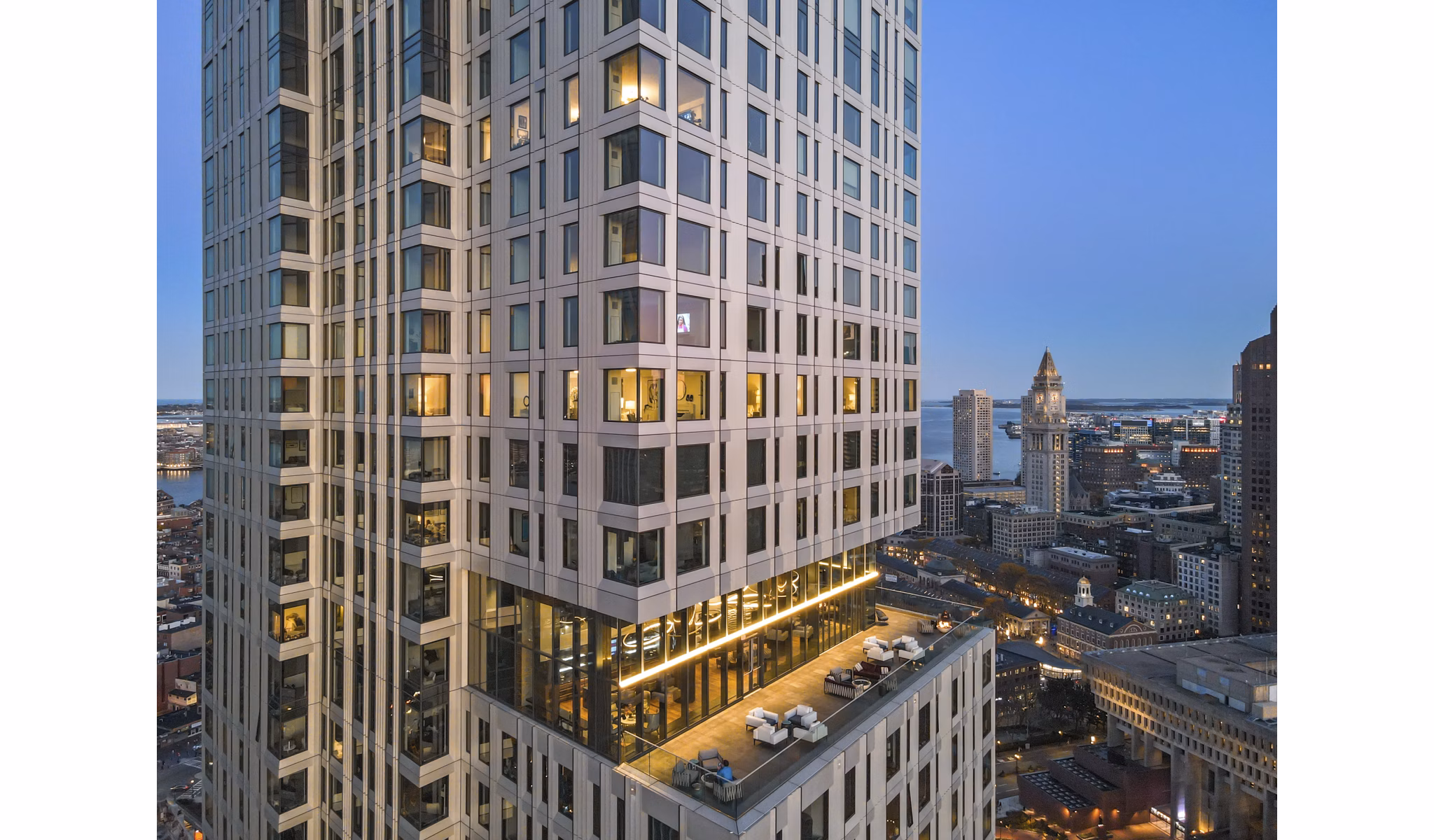 The Sudbury Apartments: Contemporary of luxury high-rise building in Boston