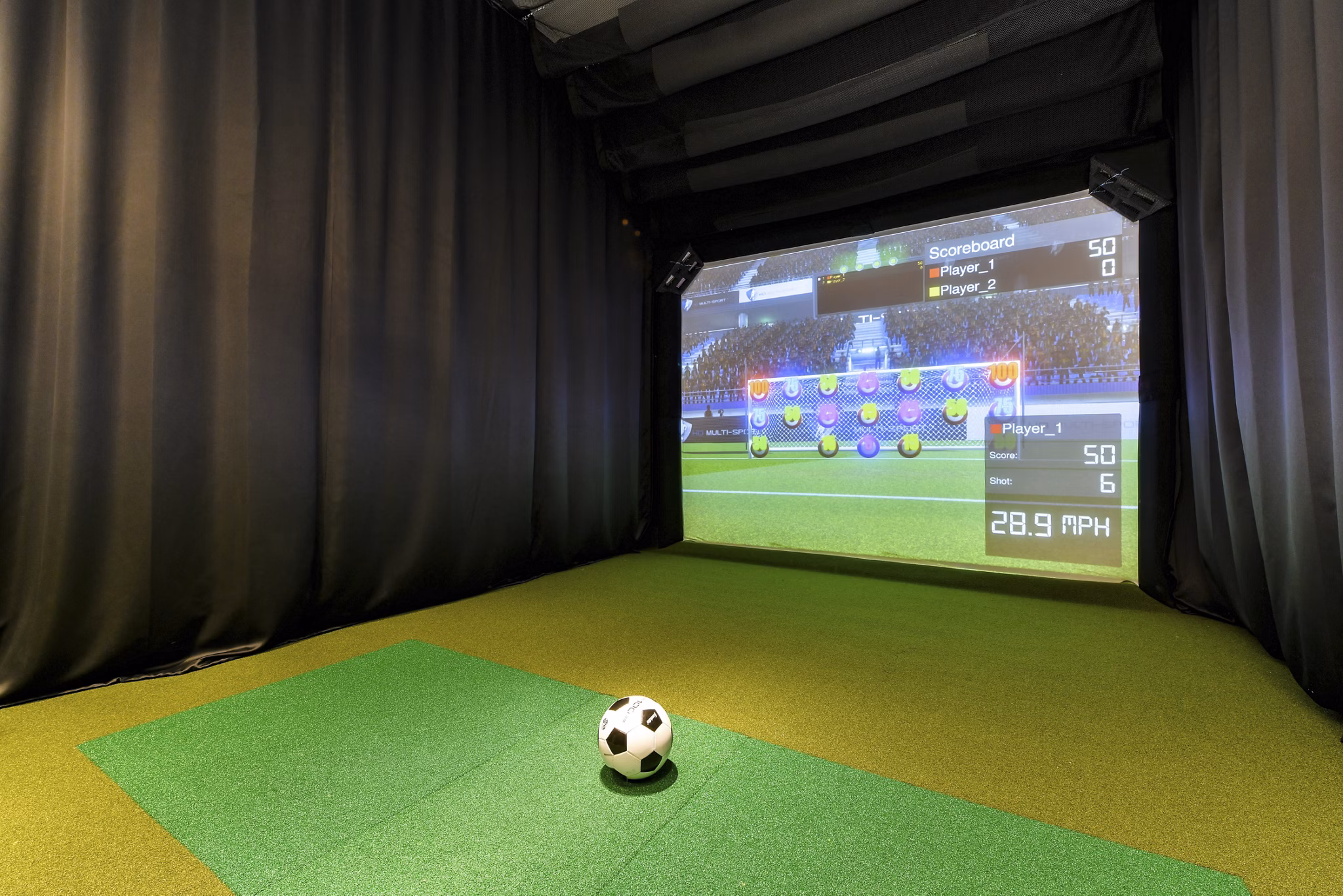 Interactive virtual game room with state-of-the-art entertainment at The Sudbury Apartments