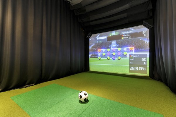 Interactive virtual game room with state-of-the-art entertainment at The Sudbury Apartments