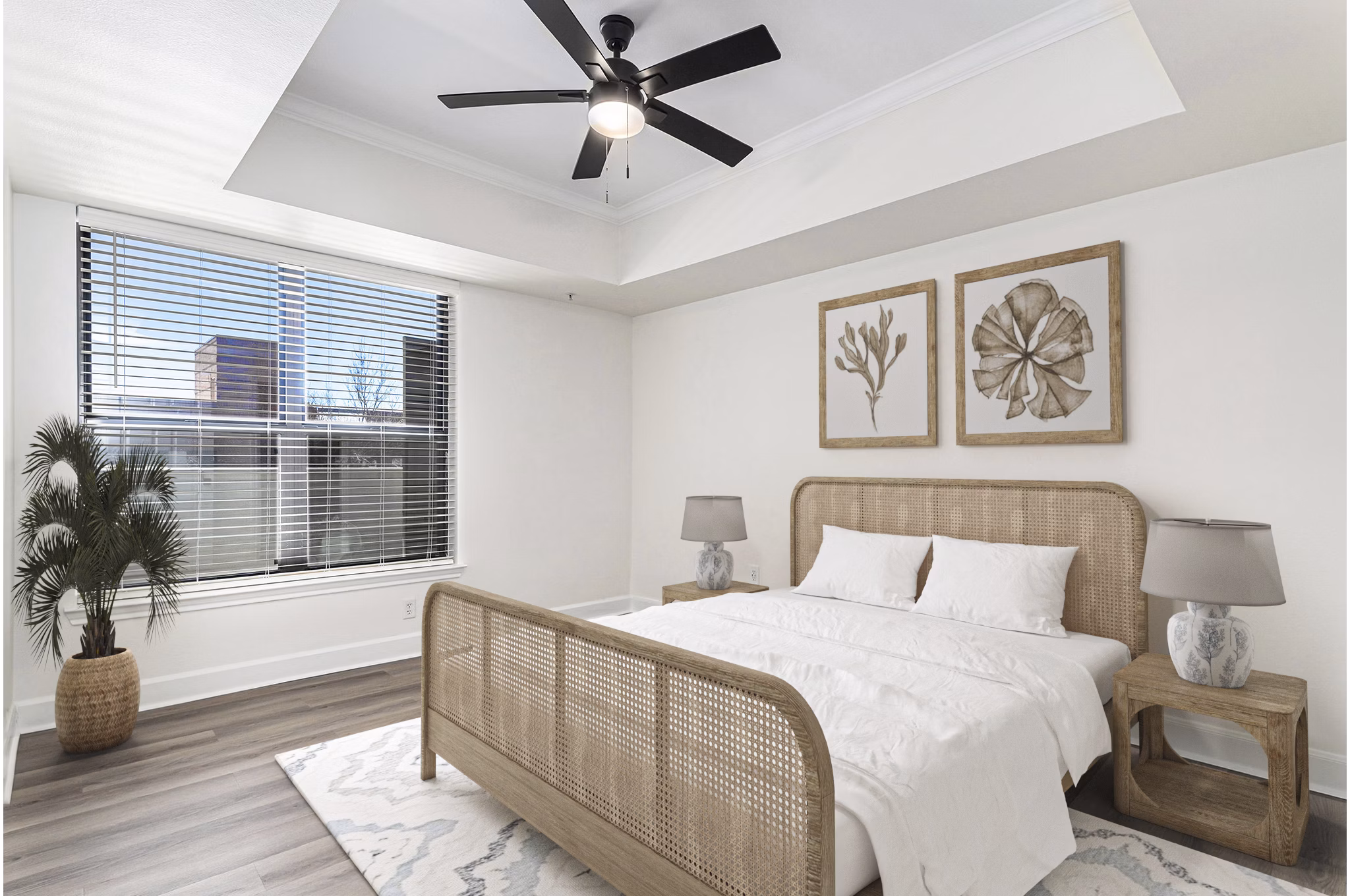 Bedroom at Promenade Place Apartments