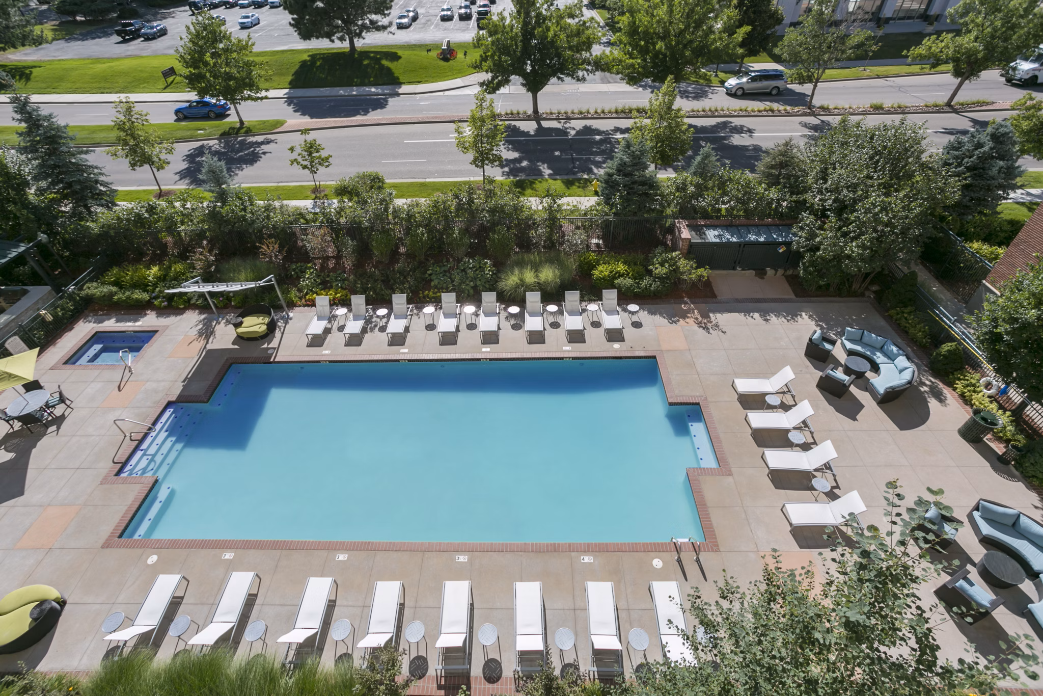 Pool at Promenade Place Apartments
