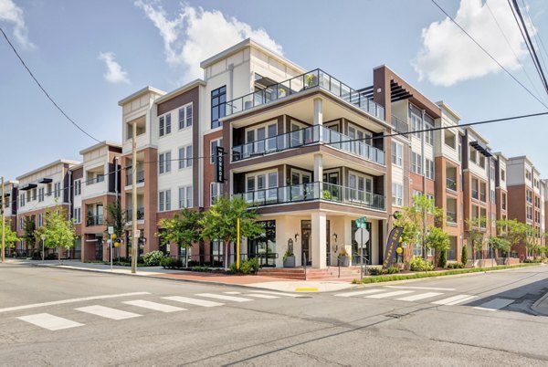 exterior at The Monroe Apartments