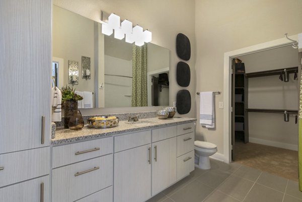 bathroom at The Monroe Apartments