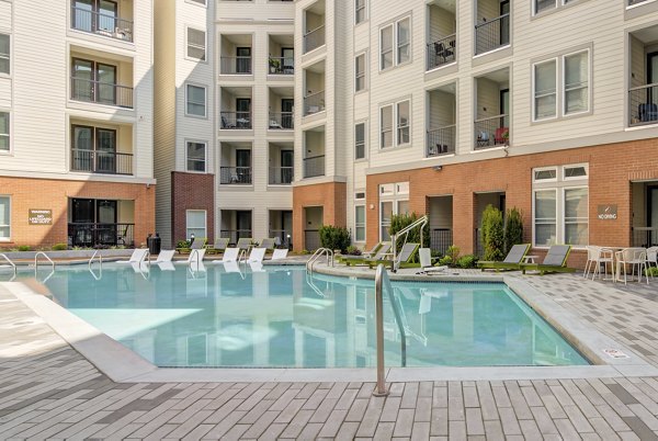 pool at The Monroe Apartments