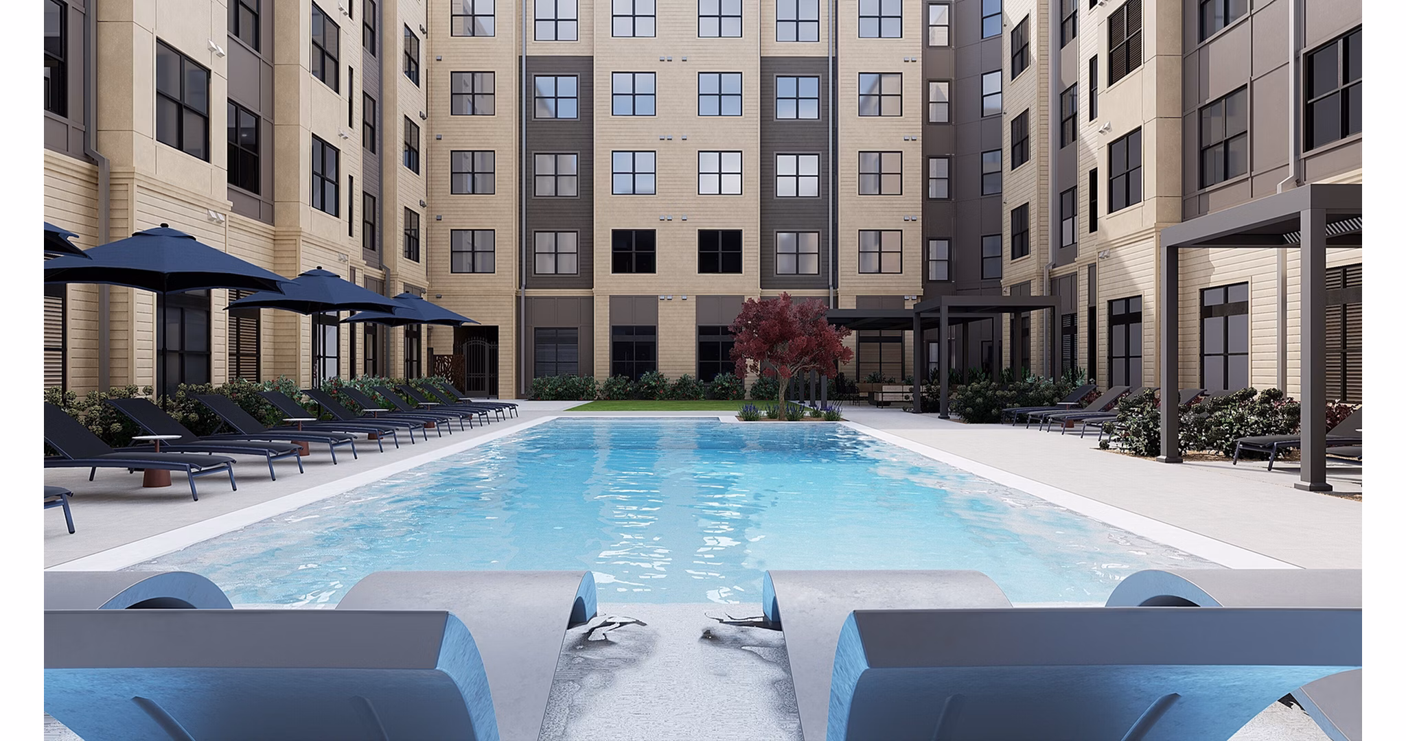pool at Accolade Auburn Apartments