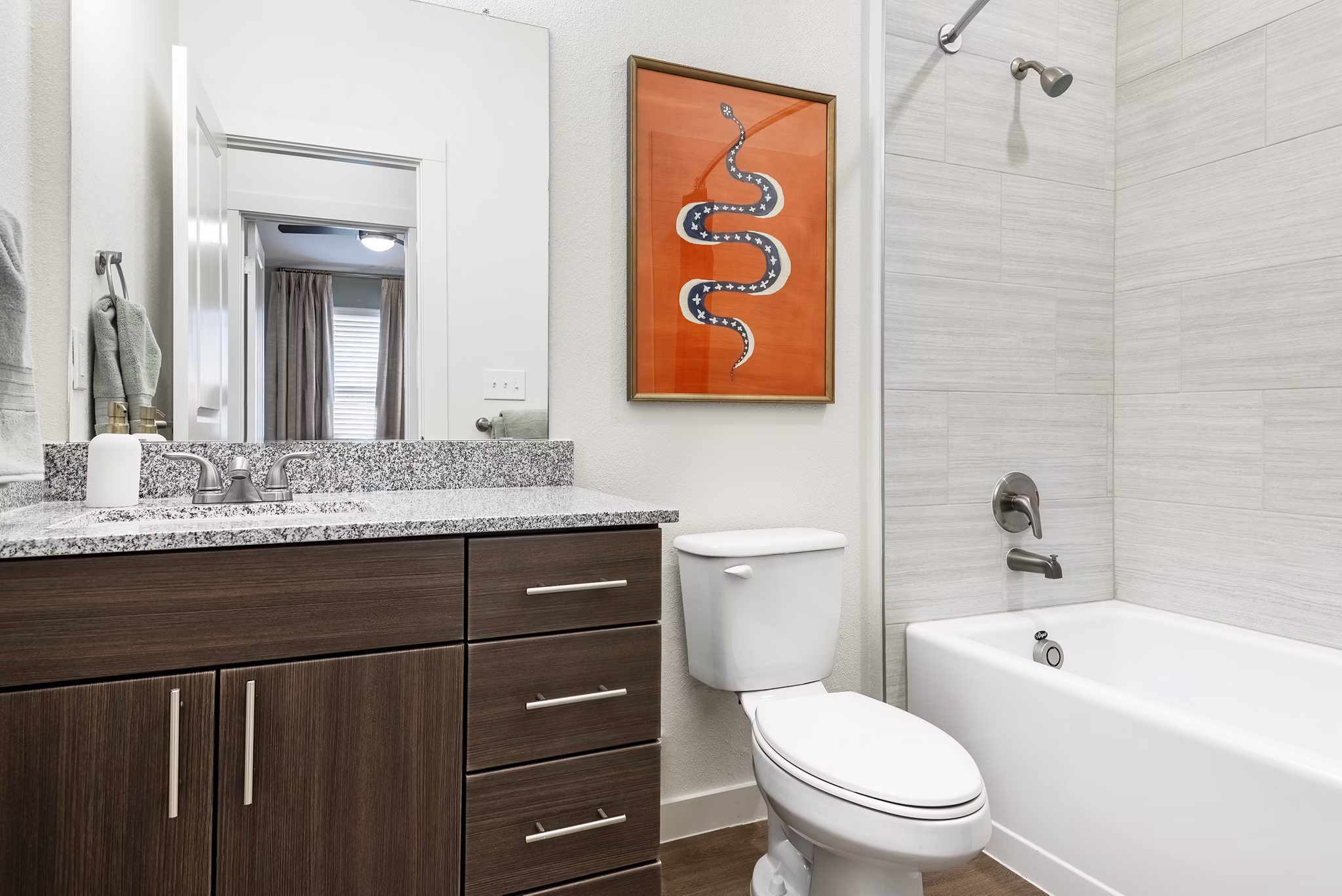 bathroom at Arista McKinney Apartments 