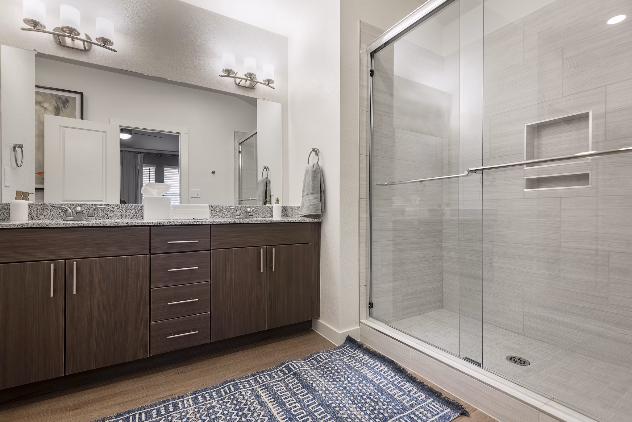 bathroom at Arista McKinney Apartments 