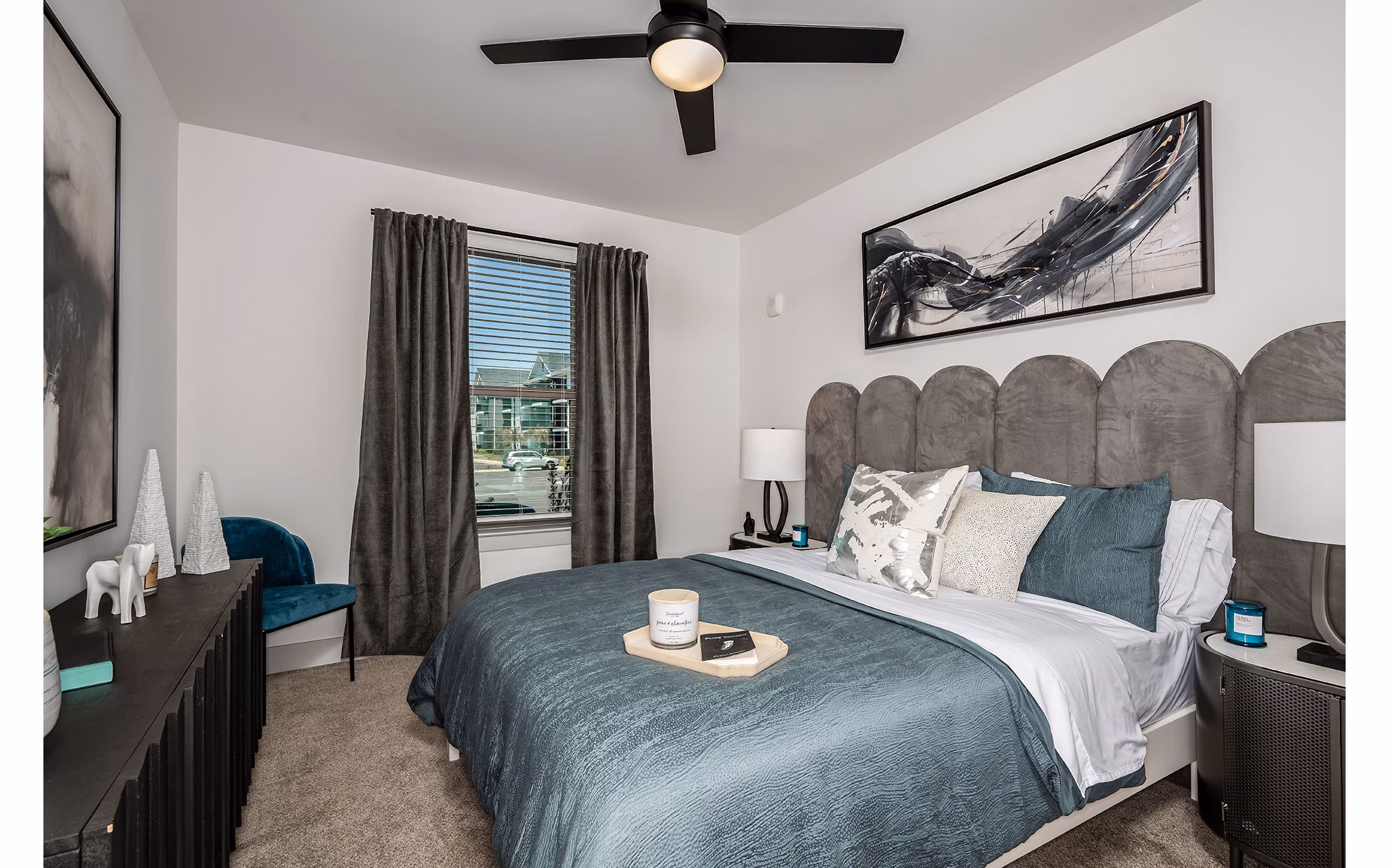 bedroom at Lyria Apartments 
