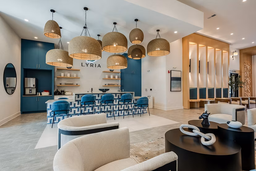 clubhouse at Lyria Apartments 