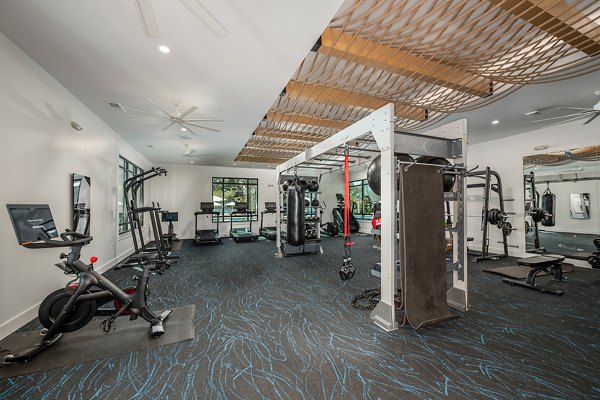 fitness center at Lyria Apartments 