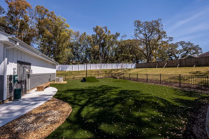 dog park at Lyria Apartments 