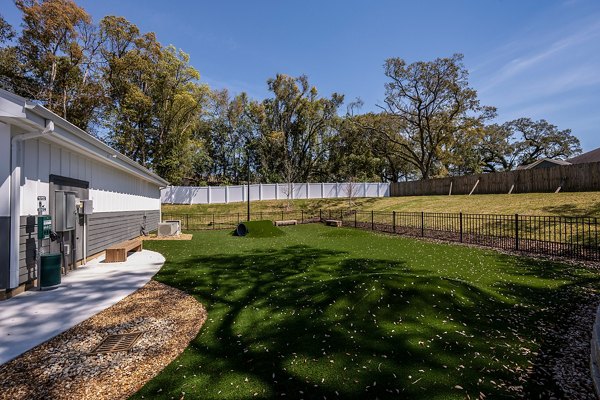 dog park at Lyria Apartments 