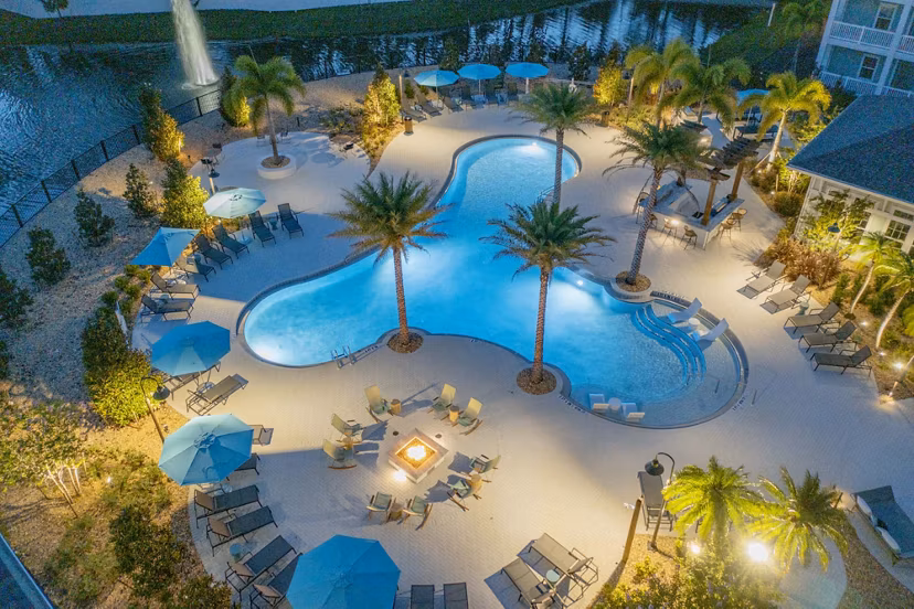 pool at Sage at Cypress Cay Apartments
