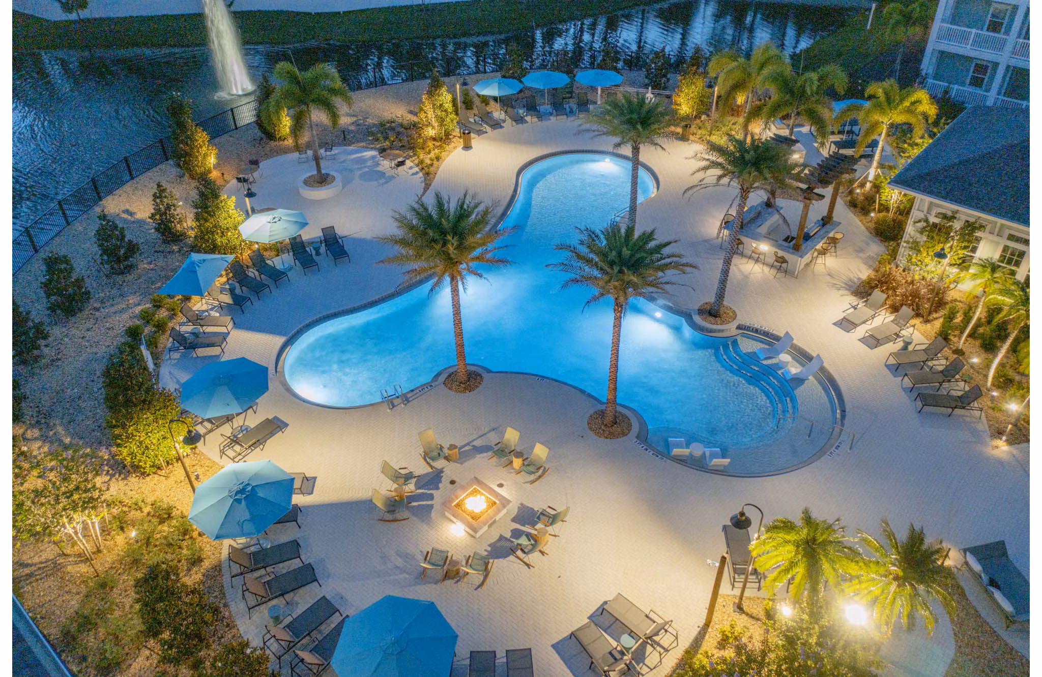 pool at Sage at Cypress Cay Apartments