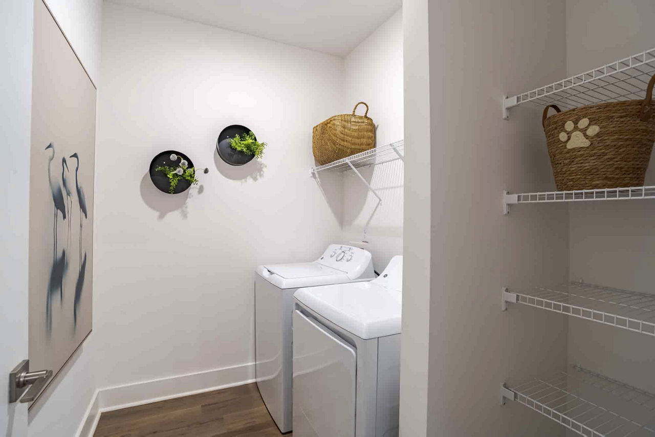 Laundry room at River Rock At Blume Road
