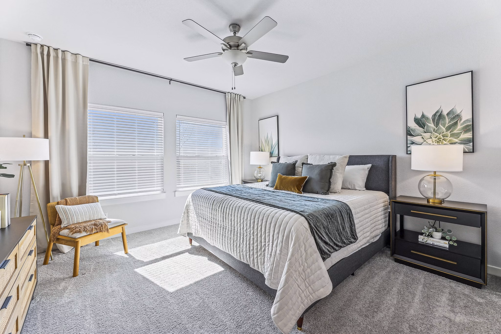 bedroom at Skymor Carmel Creek Apartment Homes