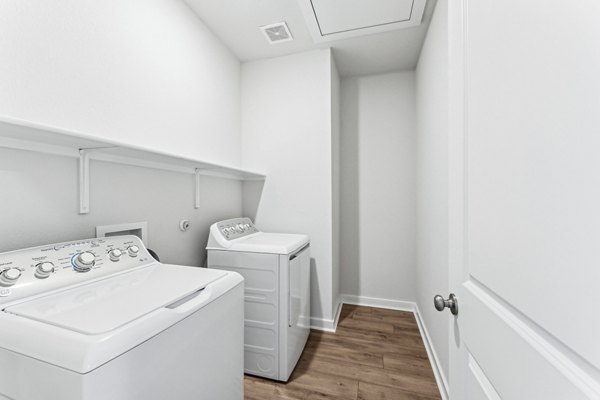 laundry room at Skymor Carmel Creek Apartment Homes