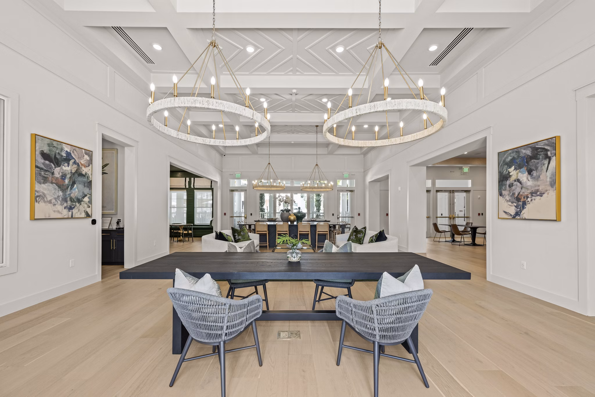 clubhouse at Lantana at Cypress Cay Apartments