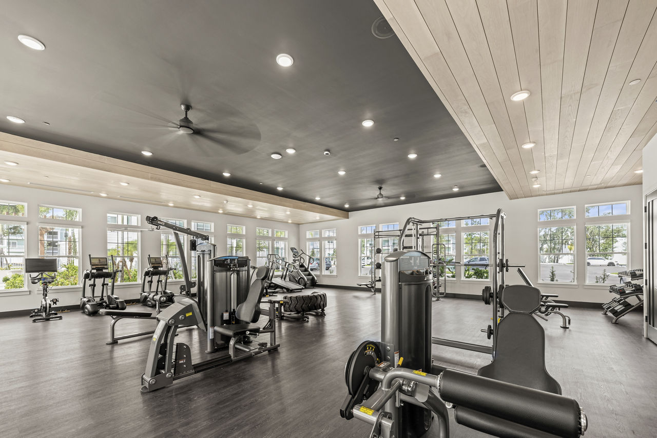 Gym at Lantana At Cypress Cay (1 of 5)