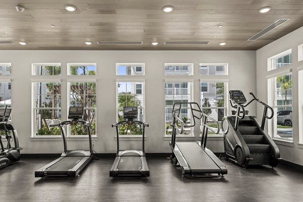fitness center at Lantana at Cypress Cay Apartments