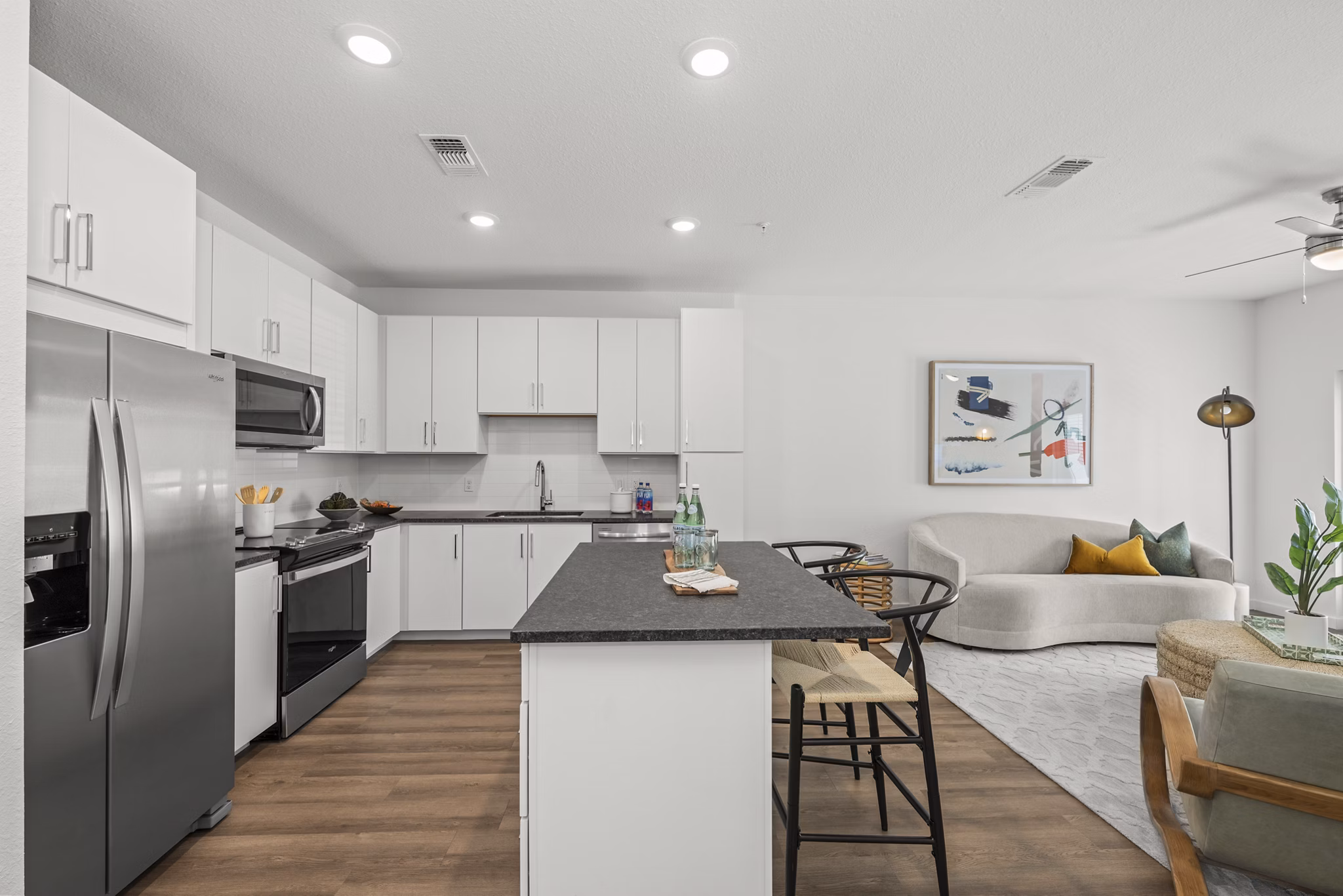 kitchen at Lantana at Cypress Cay Apartments