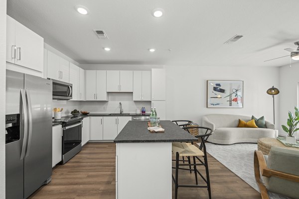 kitchen at Lantana at Cypress Cay Apartments