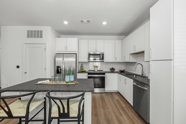 kitchen at Lantana at Cypress Cay Apartments